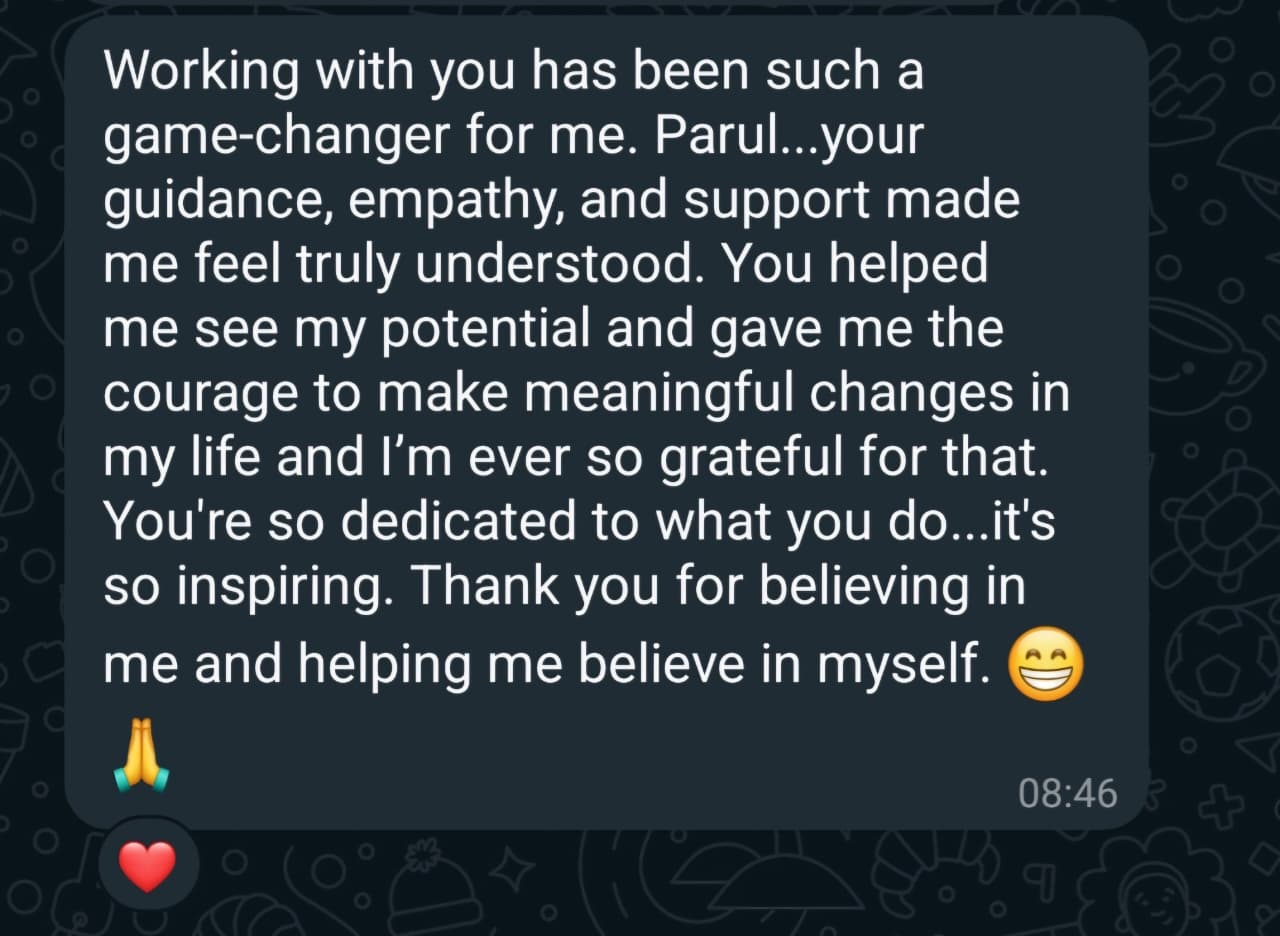 Original client message shared with Xpressions
